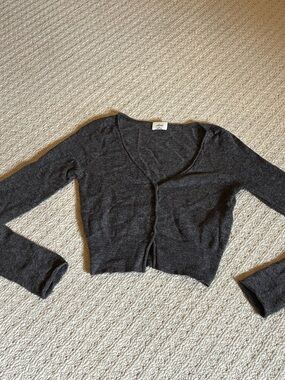 Wilfred Santorini V-Neck Cropped Cardigan